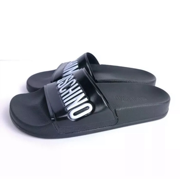 New in Box Authentic Moschino Slides - Picture 2 of 6